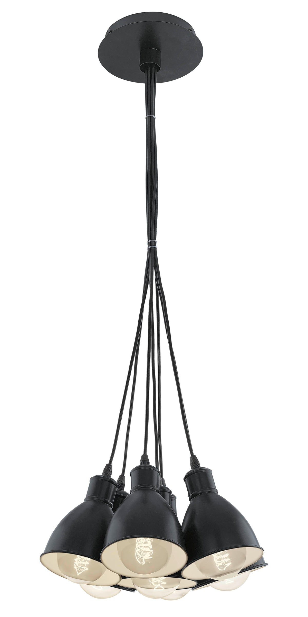 Suspension Priddy noire et blanche (49467)