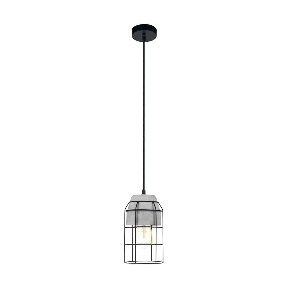 Suspension Consett noire et grise