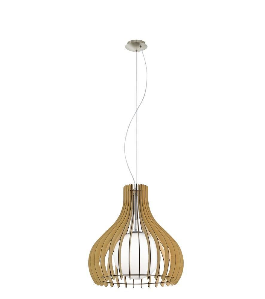 Suspension Tindori nickel satiné