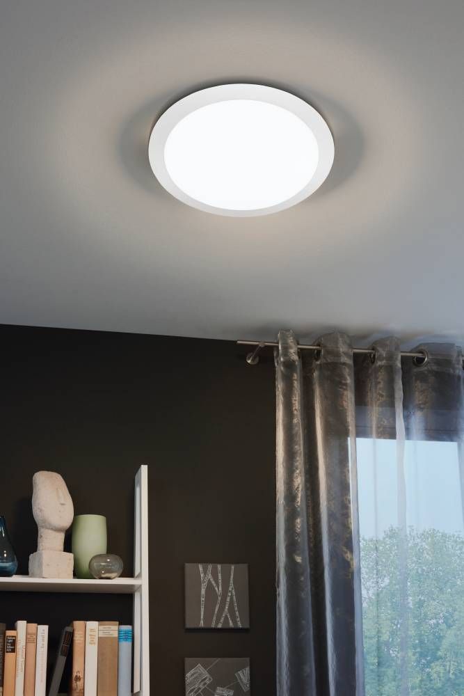 Applique extérieure Bellaria blanche, Ø 30 cm (62219)