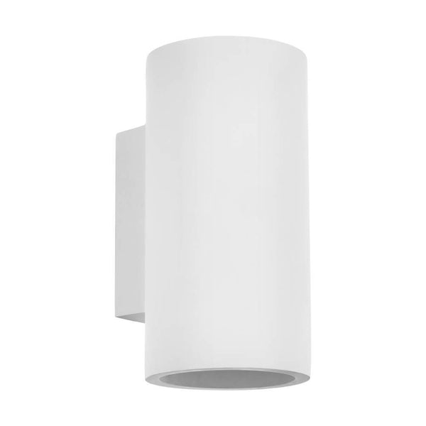 Applique murale Tiberio blanche, L 14 cm