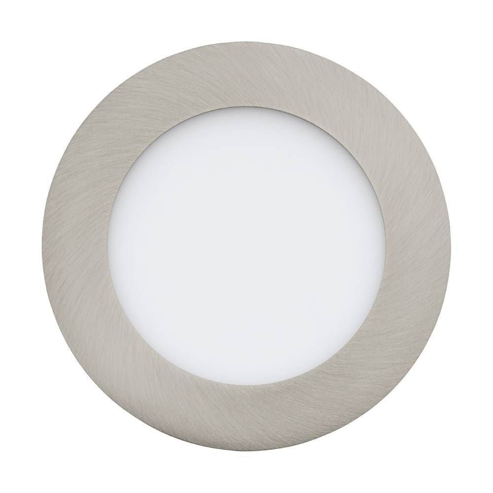 Plafonnier Fueva 1 PRO nickel et blanc mat, Ø 12 cm (64604)