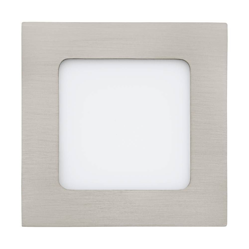 Plafonnier Fueva 1 PRO nickel et blanc mat (64608)