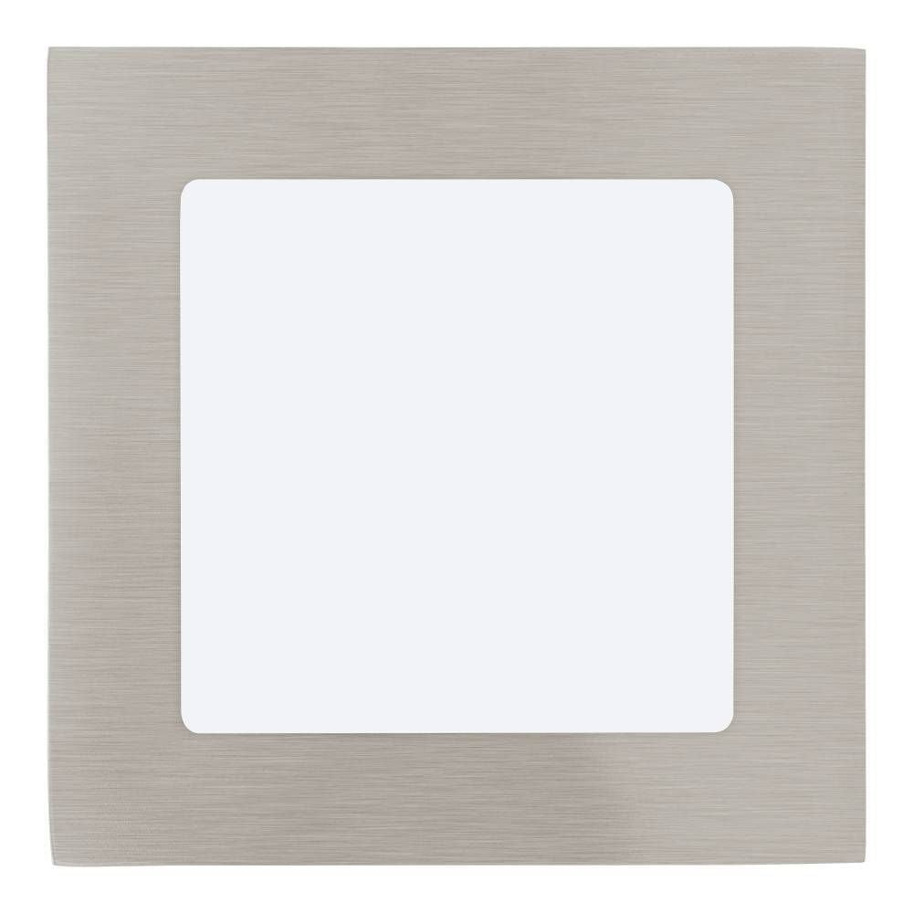 Plafonnier Fueva 1 PRO nickel et blanc mat (64611)