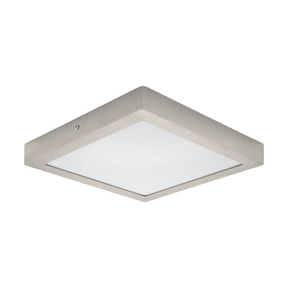 Plafonnier Fueva 1 PRO nickel et blanc mat (64728)