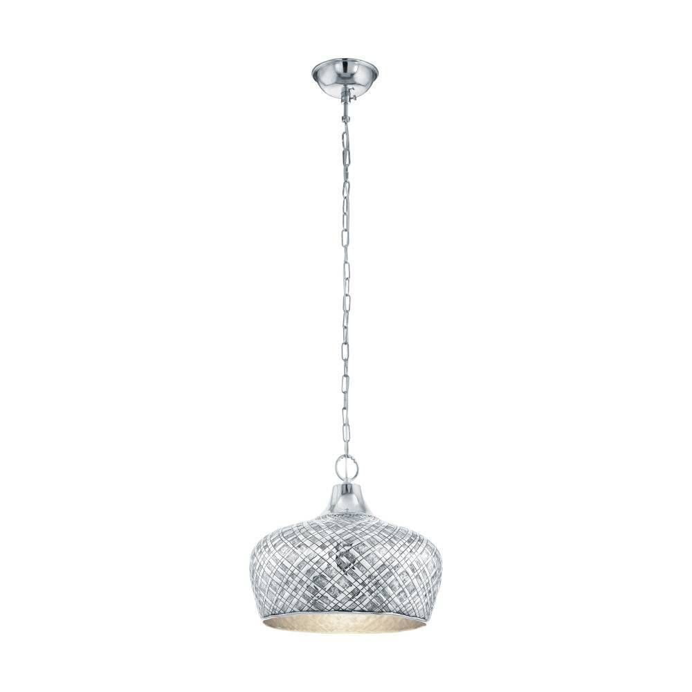 Suspension Saltash chromée, Ø 44,5 cm