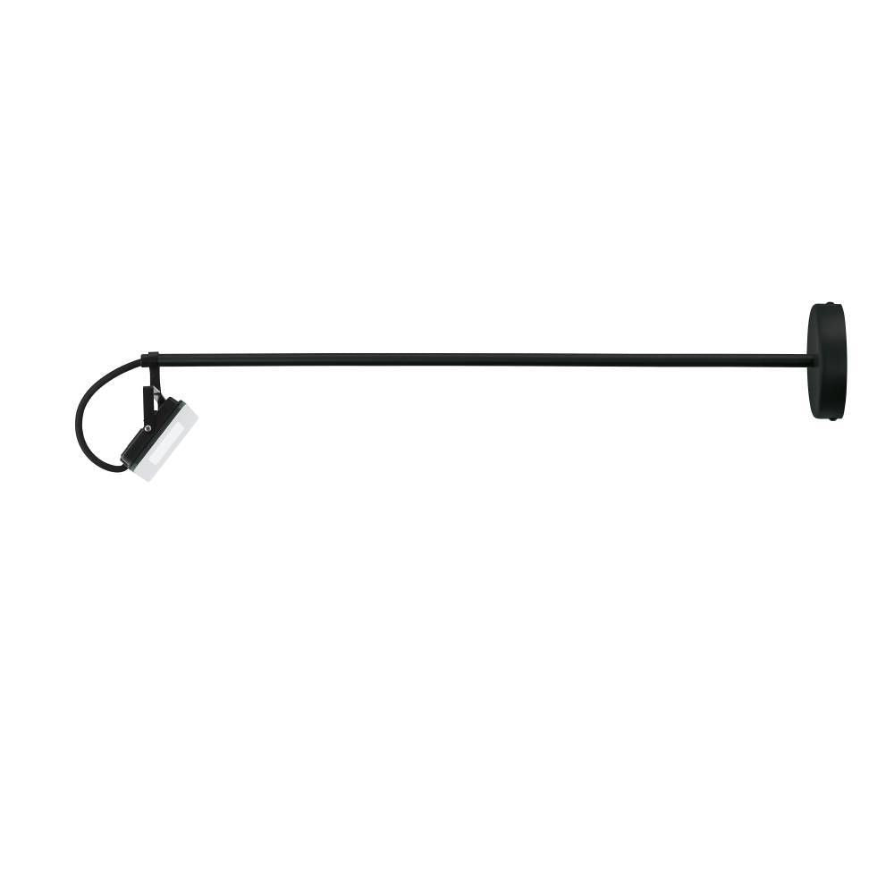 Applique extérieure Limidario inox et noire