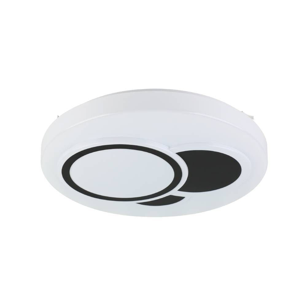 Plafonnier Espartaco blanc et noir (75644)