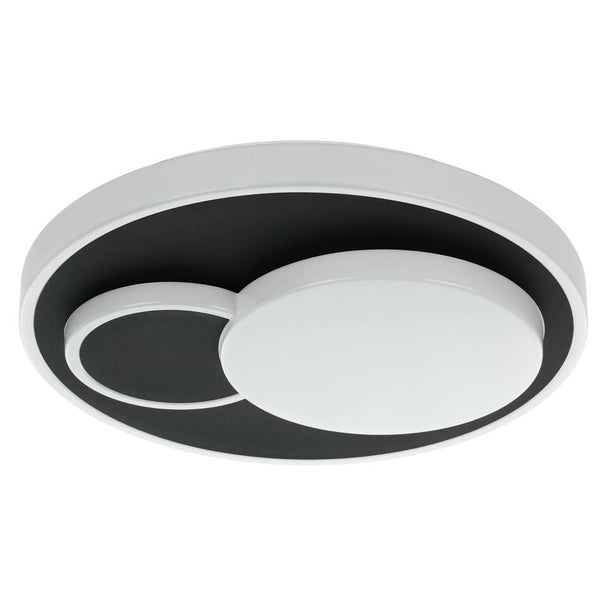Plafonnier Lepreso noir et blanc