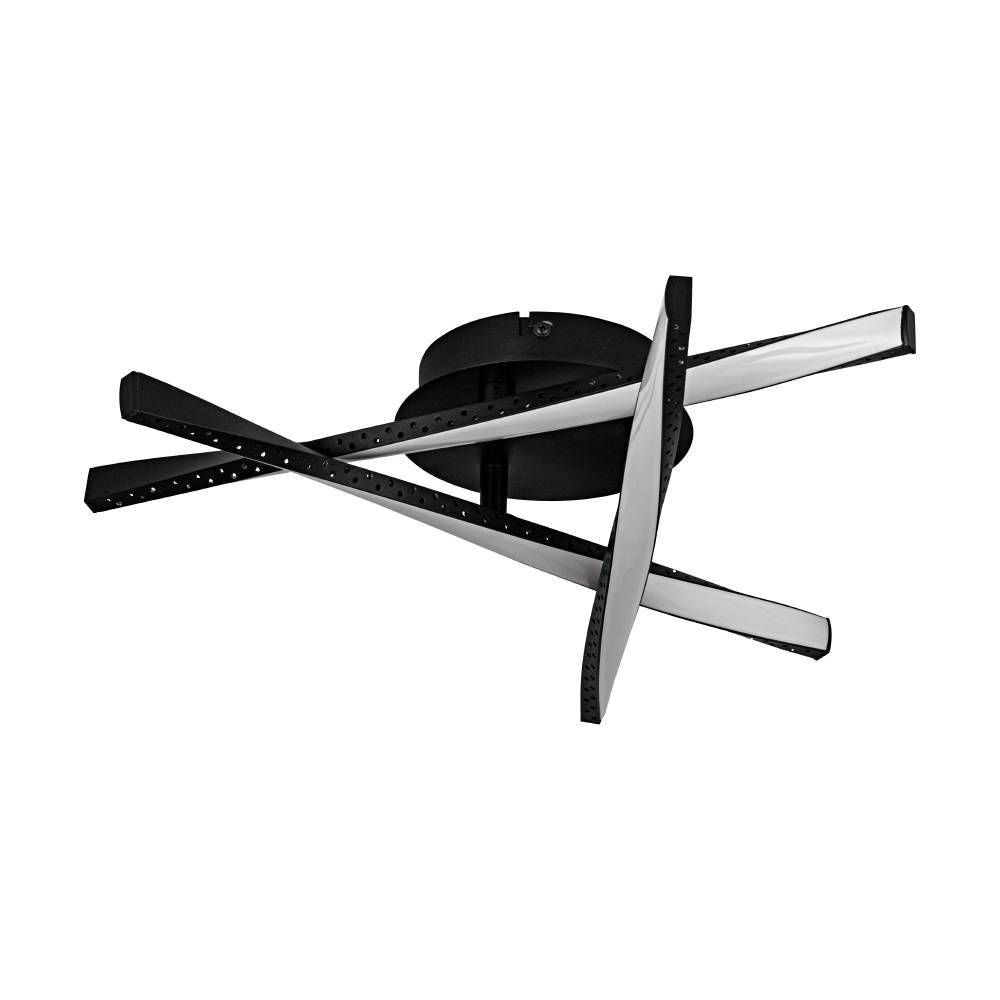 Plafonnier Adeje noir et blanc (75684)