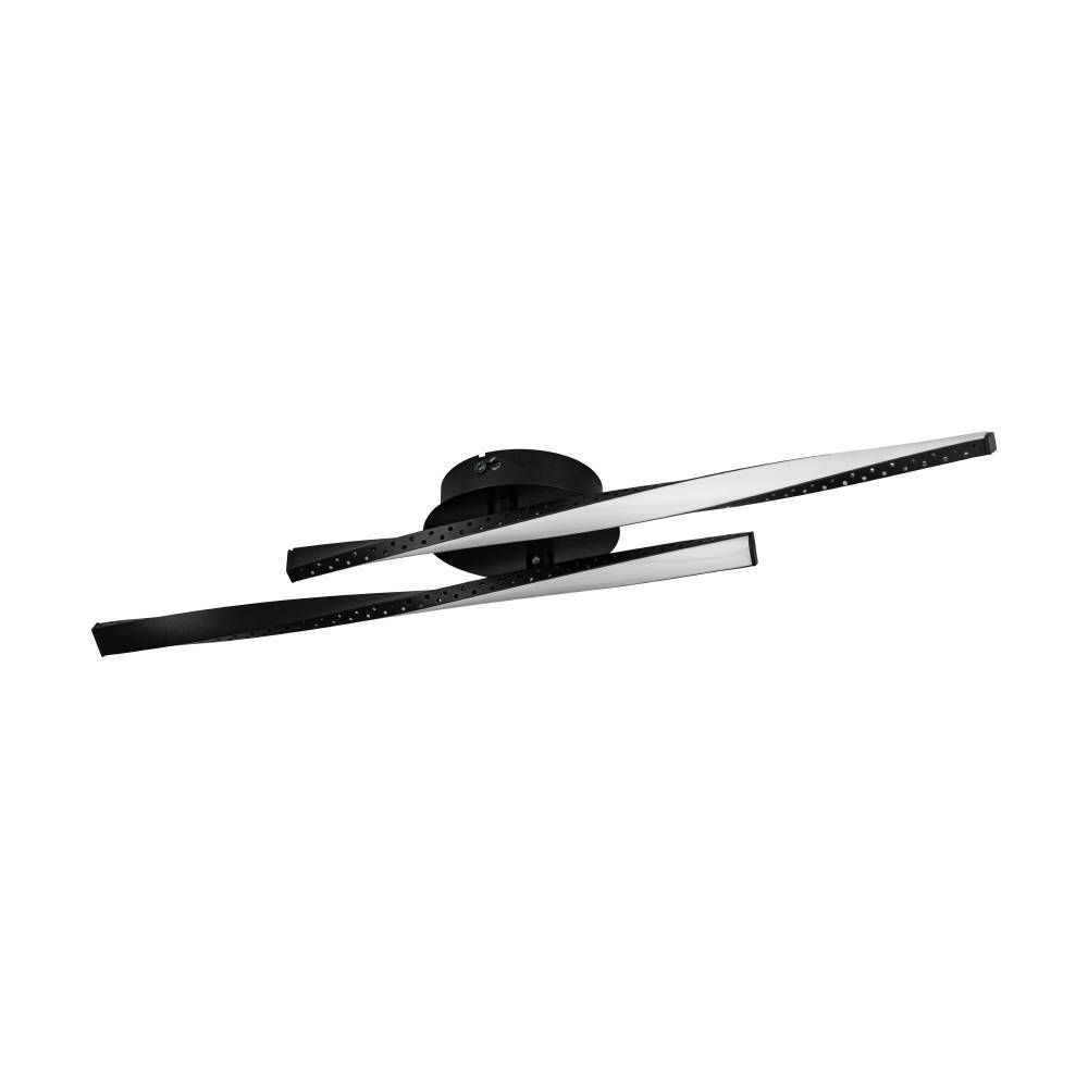 Plafonnier Adeje noir et blanc (75685)