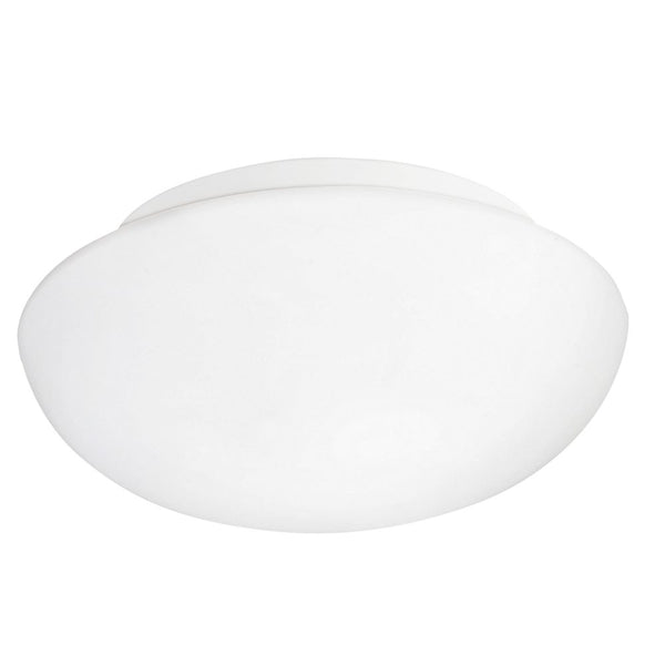 Applique murale Ella blanche, verre, Ø 28 cm