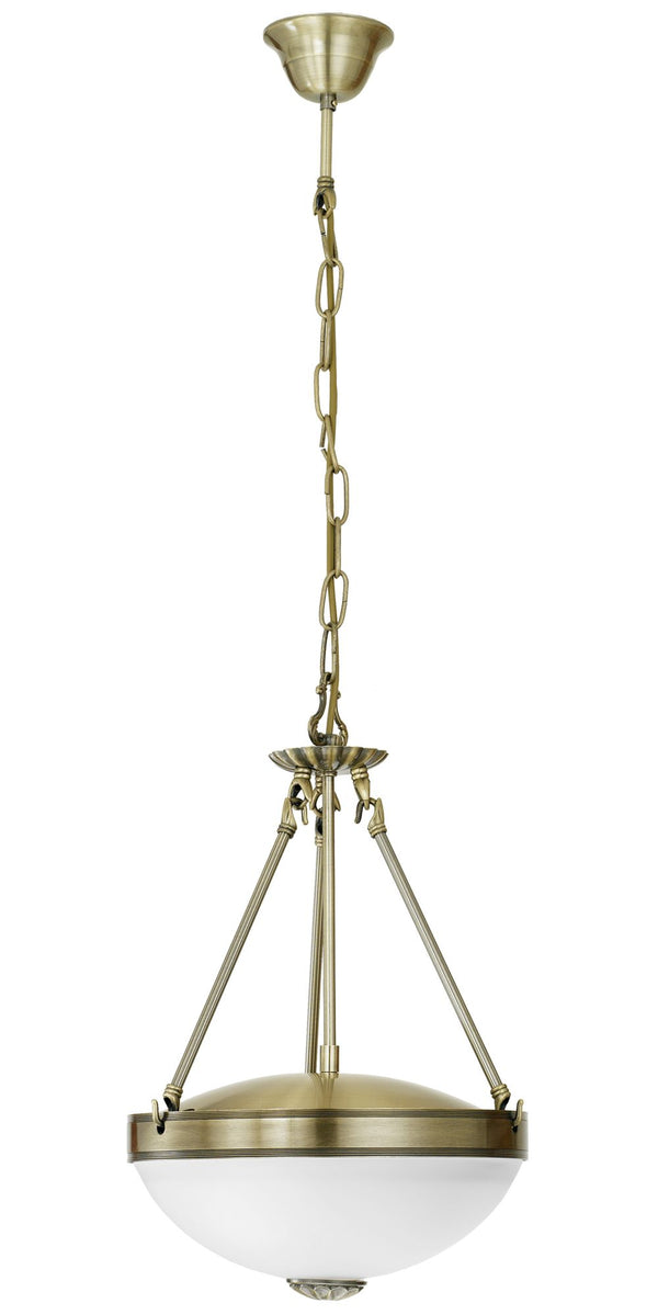 Suspension Savoy blanche, verre (82747)
