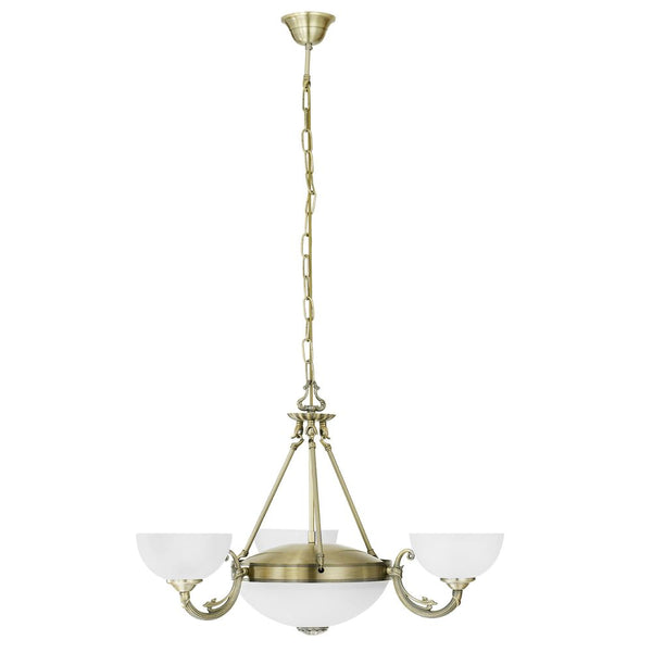 Suspension Savoy blanche, verre (82748)