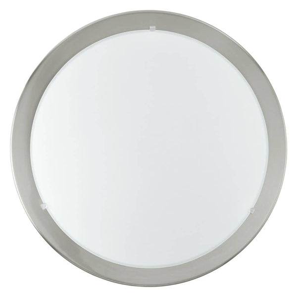 Applique murale Planet nickel et blanche mat