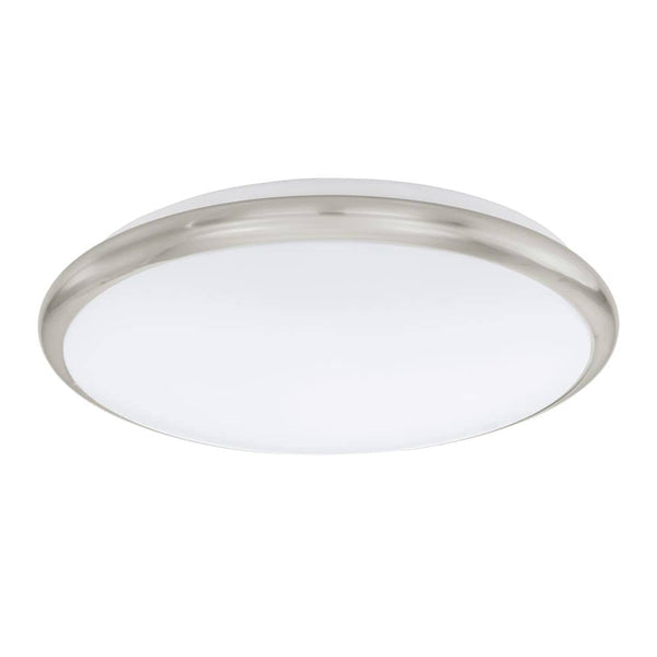 Applique murale Manilva nickel et blanche mat