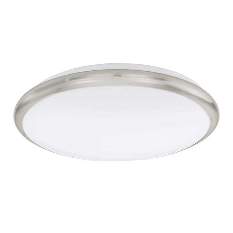 Applique murale Manilva nickel et blanche mat