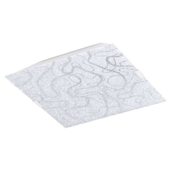 Applique murale Ardales blanche et transparente, verre