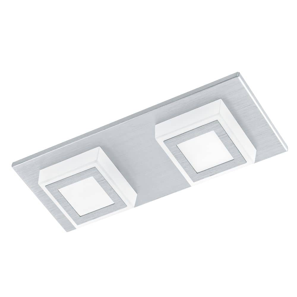 Applique murale Masiano aluminium, L 25 cm