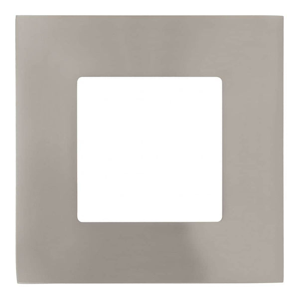 Spot encastrable Fueva 1 nickel satiné, L 8,5 cm