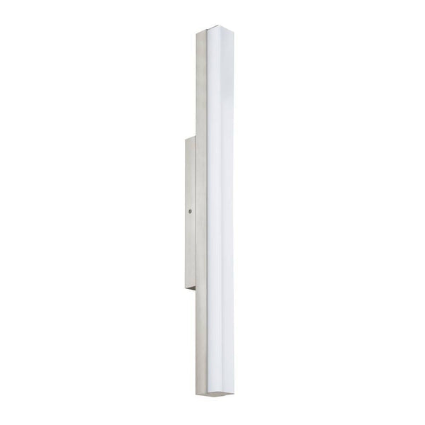 Plafonnier Torretta nickel et blanc mat