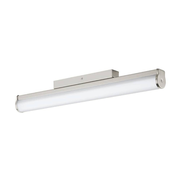 Plafonnier Calnova nickel et blanc mat
