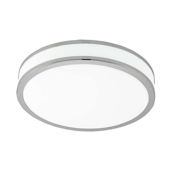 Plafonnier Palermo 2 blanc et chromé