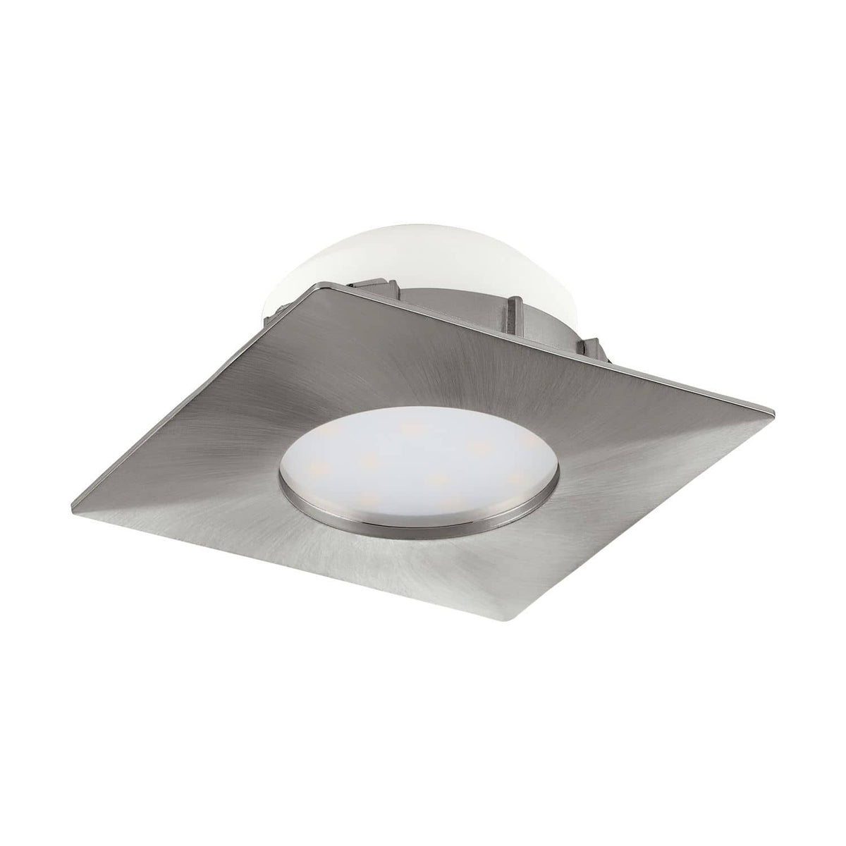 Spot encastrable Pineda nickel, L 7,8 cm