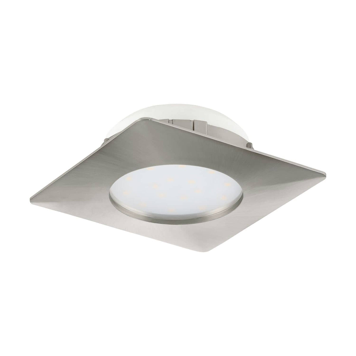 Spot encastrable Pineda nickel, L 10,2 cm