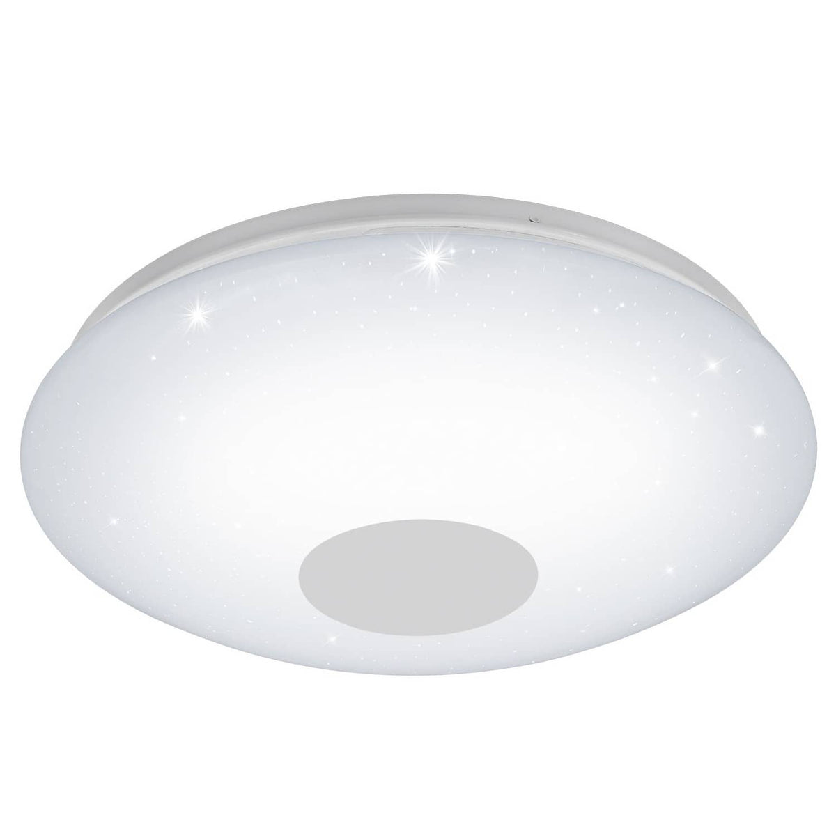 Plafonnier Voltago 2 blanc, cristal, Ø 60 cm