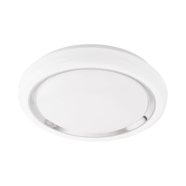 Plafonnier Capasso blanc, Ø 34 cm