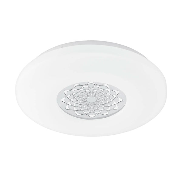 Plafonnier Capasso 1 blanc, Ø 34 cm