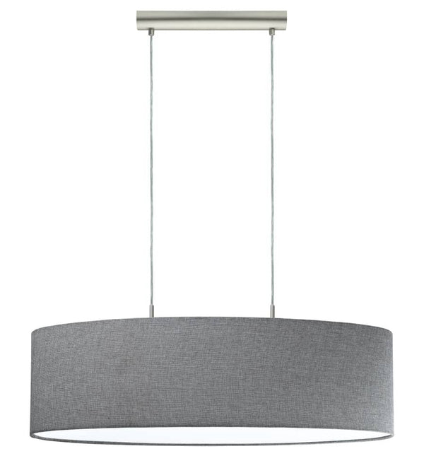 Suspension Pasteri nickel et grise