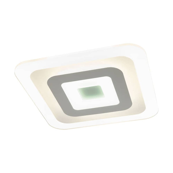 Plafonnier Reducta 1 blanc et transparent