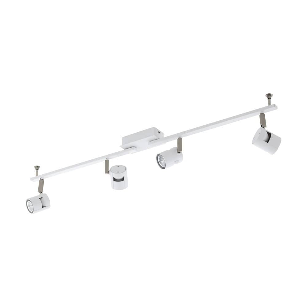 Spot Vergiano nickel satiné, L 98 cm