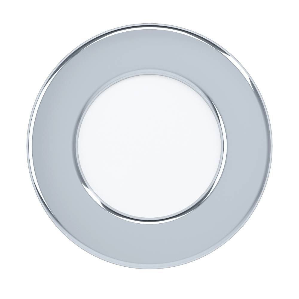 Spot encastrable Fueva 5 chromé et blanc, Ø 8,6 cm (99208)