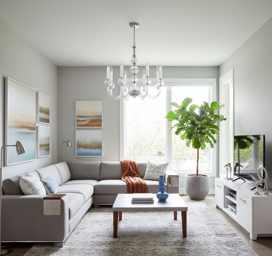Lustre en verre transparent EL430800