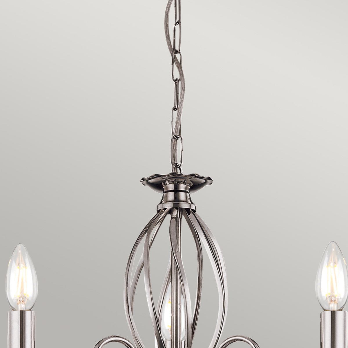 Lustre Aegean 3 lumières nickel poli
