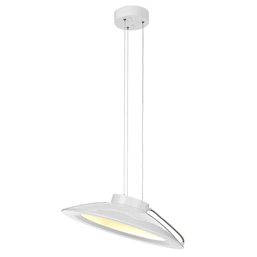 Suspension Europa blanche, Ø 49,8 cm