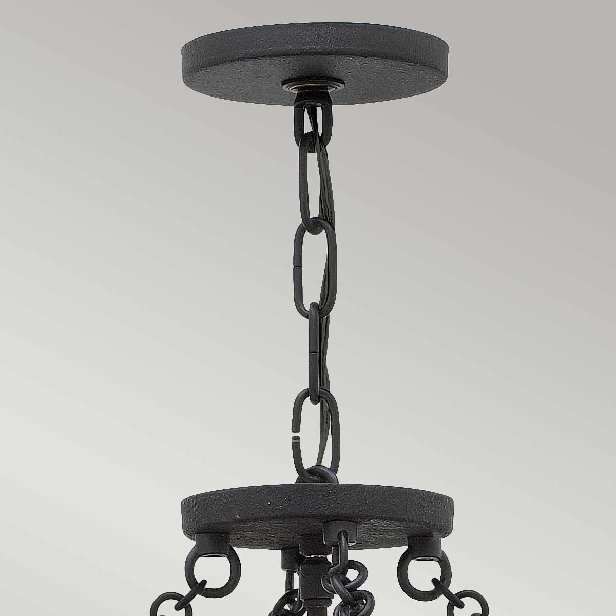 Suspension Felix 6 lumières dorée, Ø 61 cm