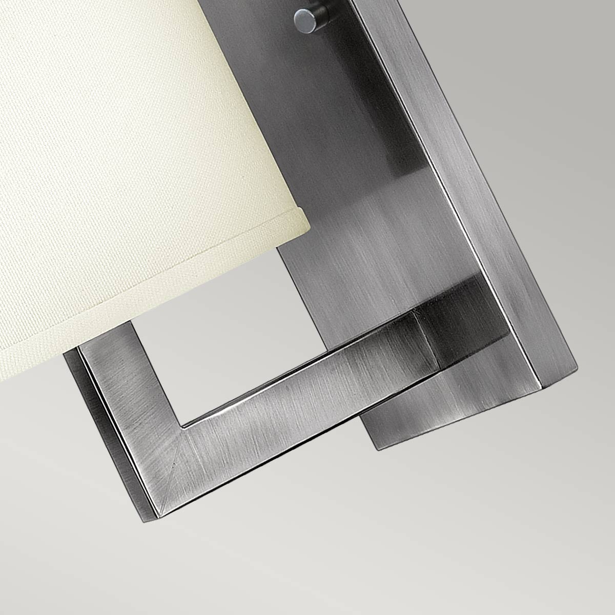 Applique murale Hampton nickel, lin