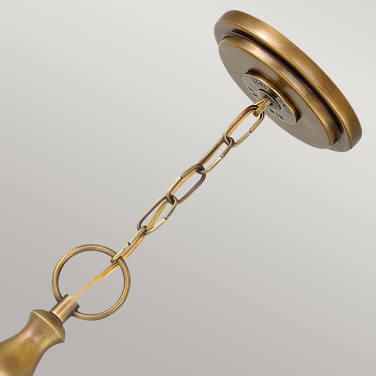 Suspension Wexley 3 lumières laiton