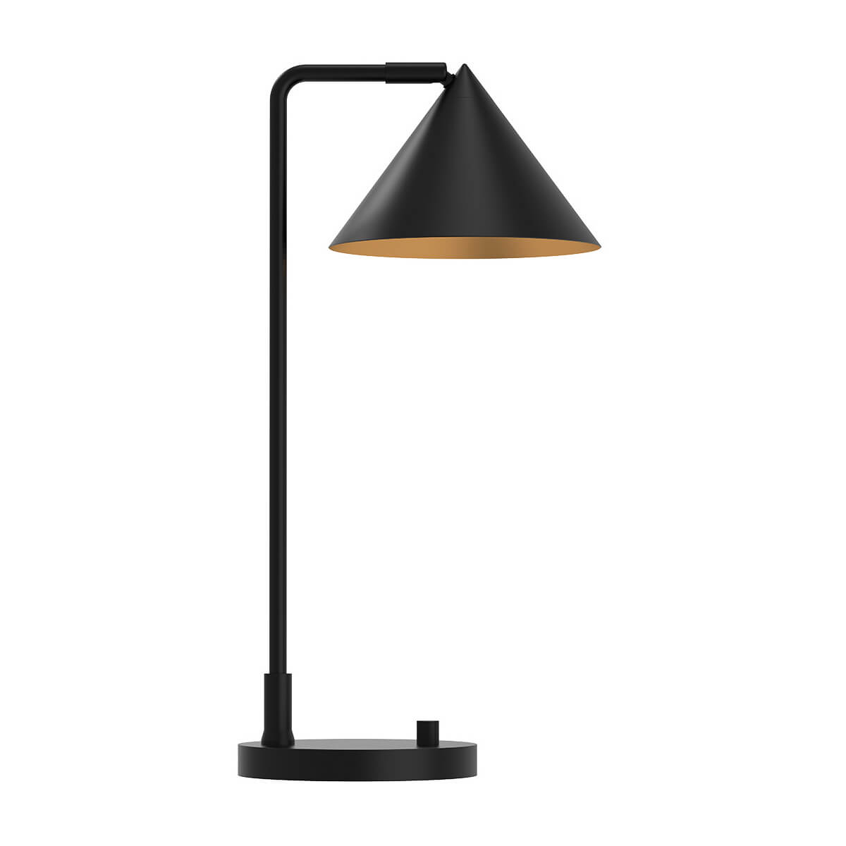Lampe à poser Remyck noire mat, céramique