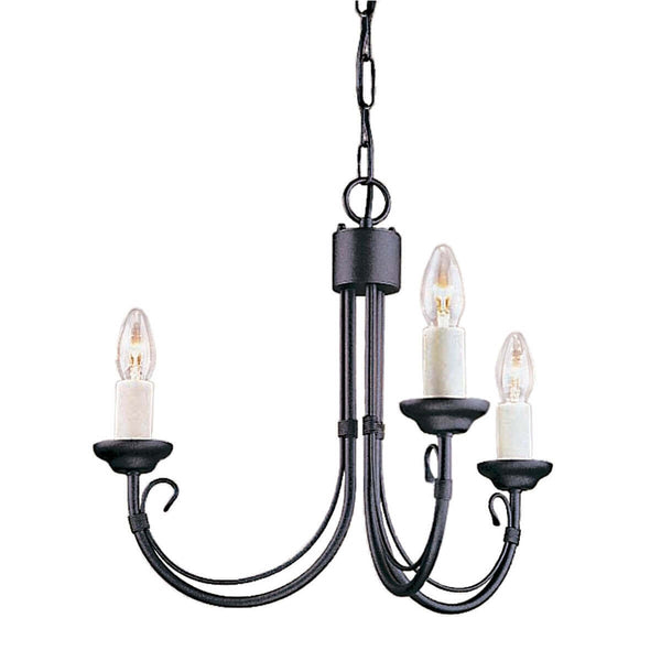 Lustre Chartwell 3 lumières noir