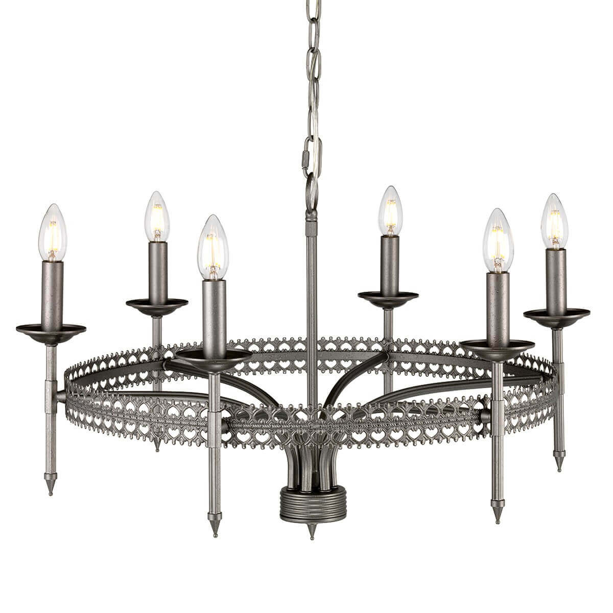 Lustre Crown 6 lumières