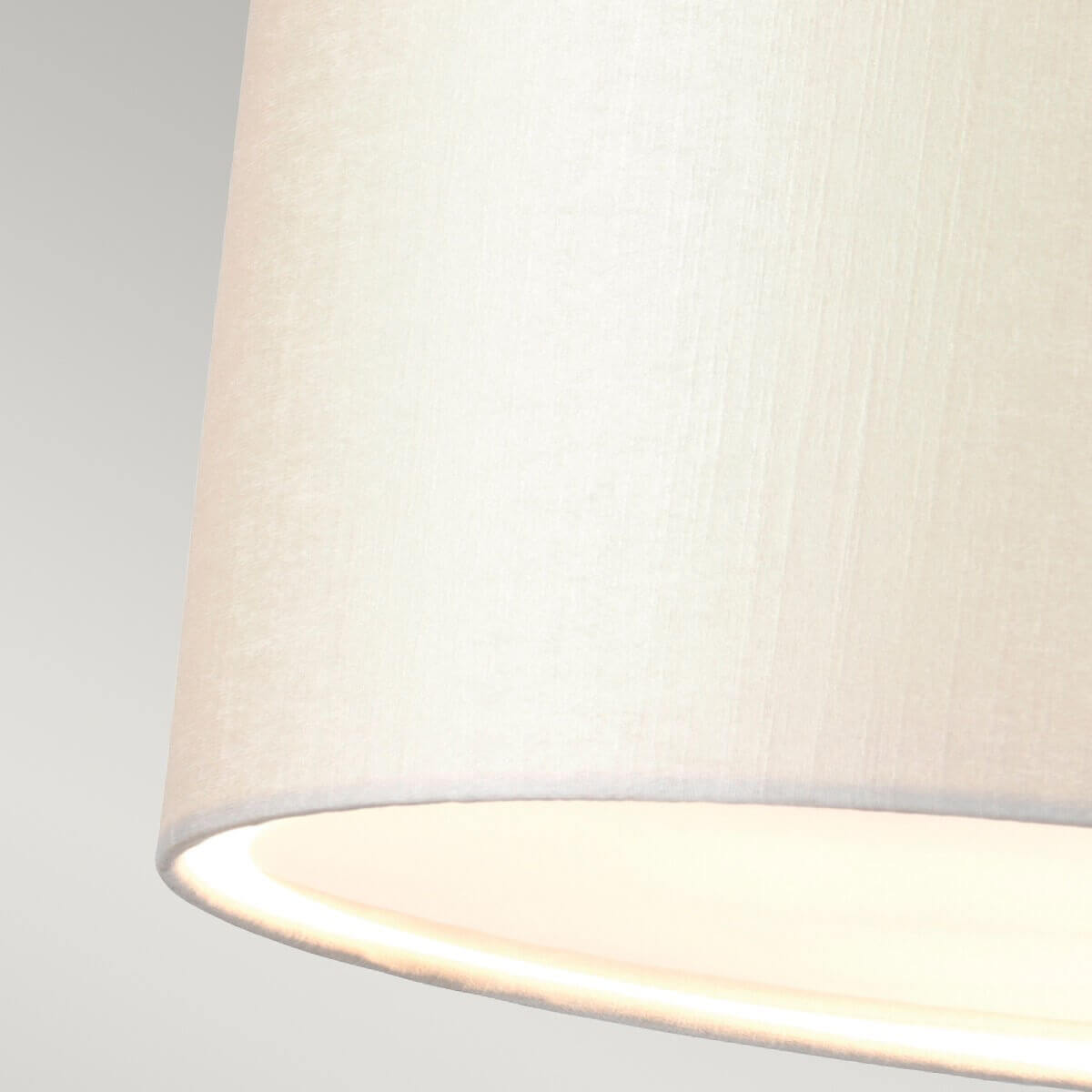 Plafonnier Fletcher 3 lumières chromé et crème, Ø 35,6 cm