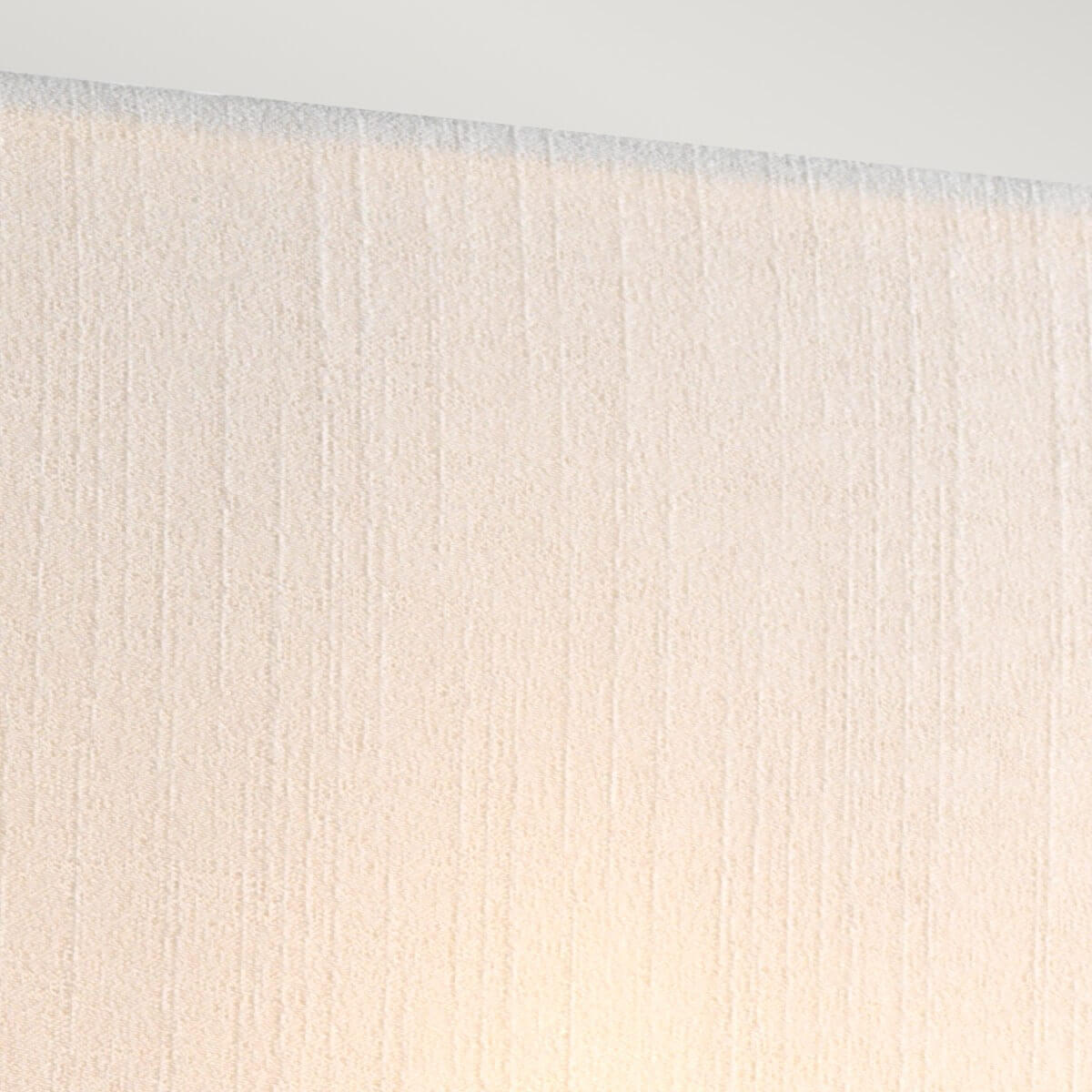 Applique murale Riley chromée et crème, Ø 27 cm
