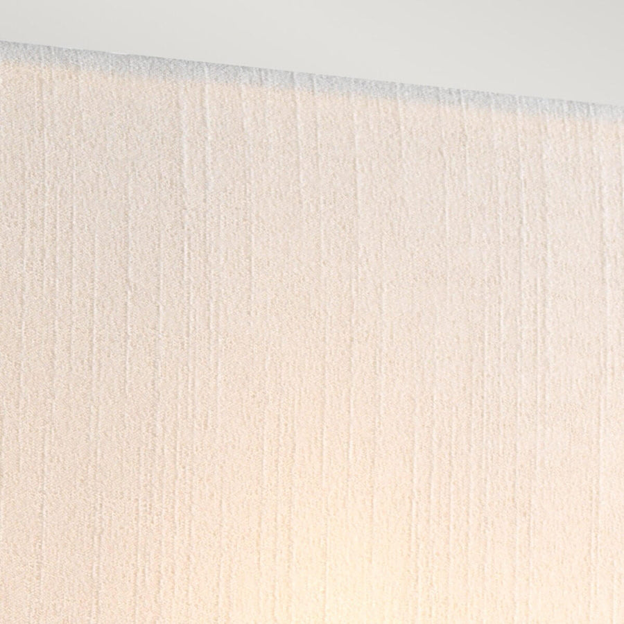Applique murale Riley chromée et crème, Ø 27 cm