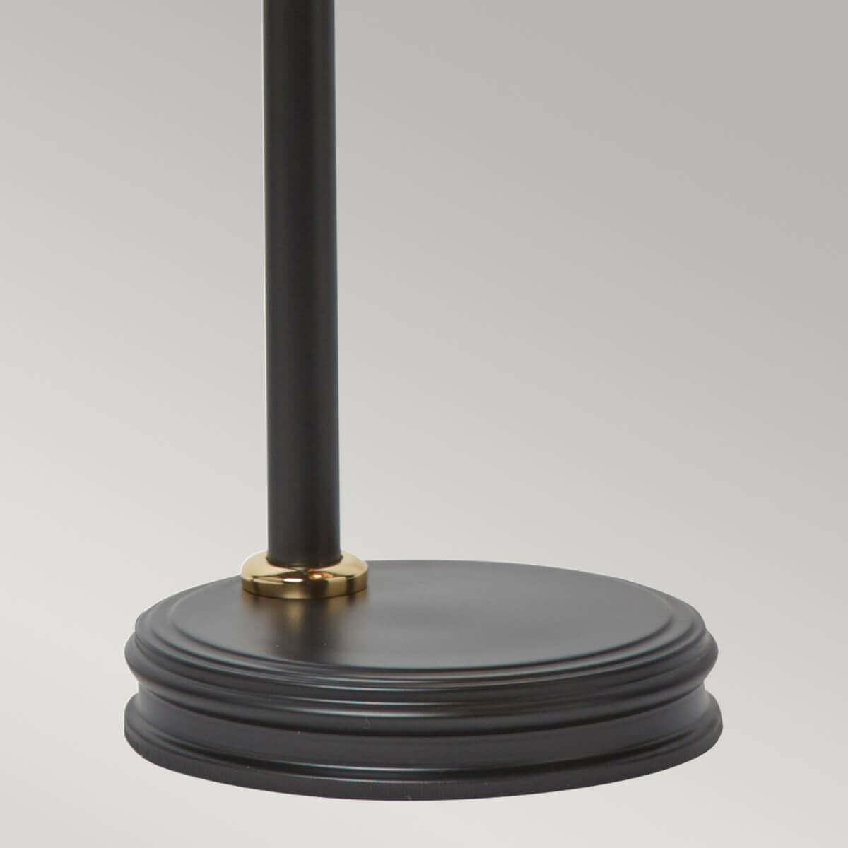 Lampe à poser Douille noire et laiton poli