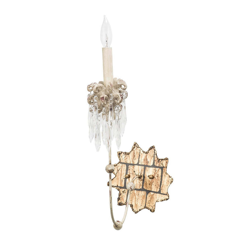 Applique murale Venetian beige et dorée